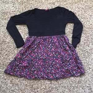 Little back and floral dress